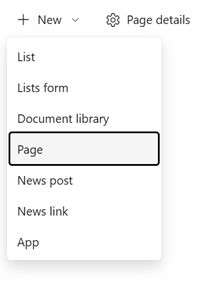 Create a page entry point