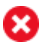 Red X icon