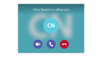 Incoming call notification