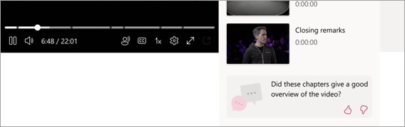 Teams meeting screen