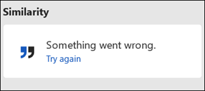 Error Something went wrong in Word