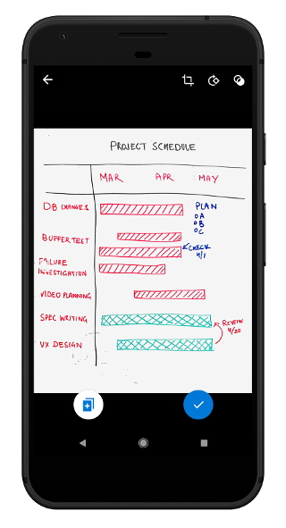 Selecting Lens images in Outlook Mobile