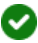 Green check mark icon