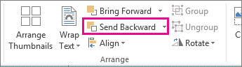 Send Backward