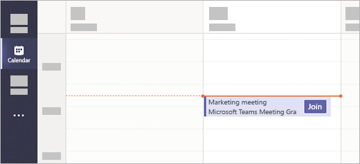 Image of calendar and meeting