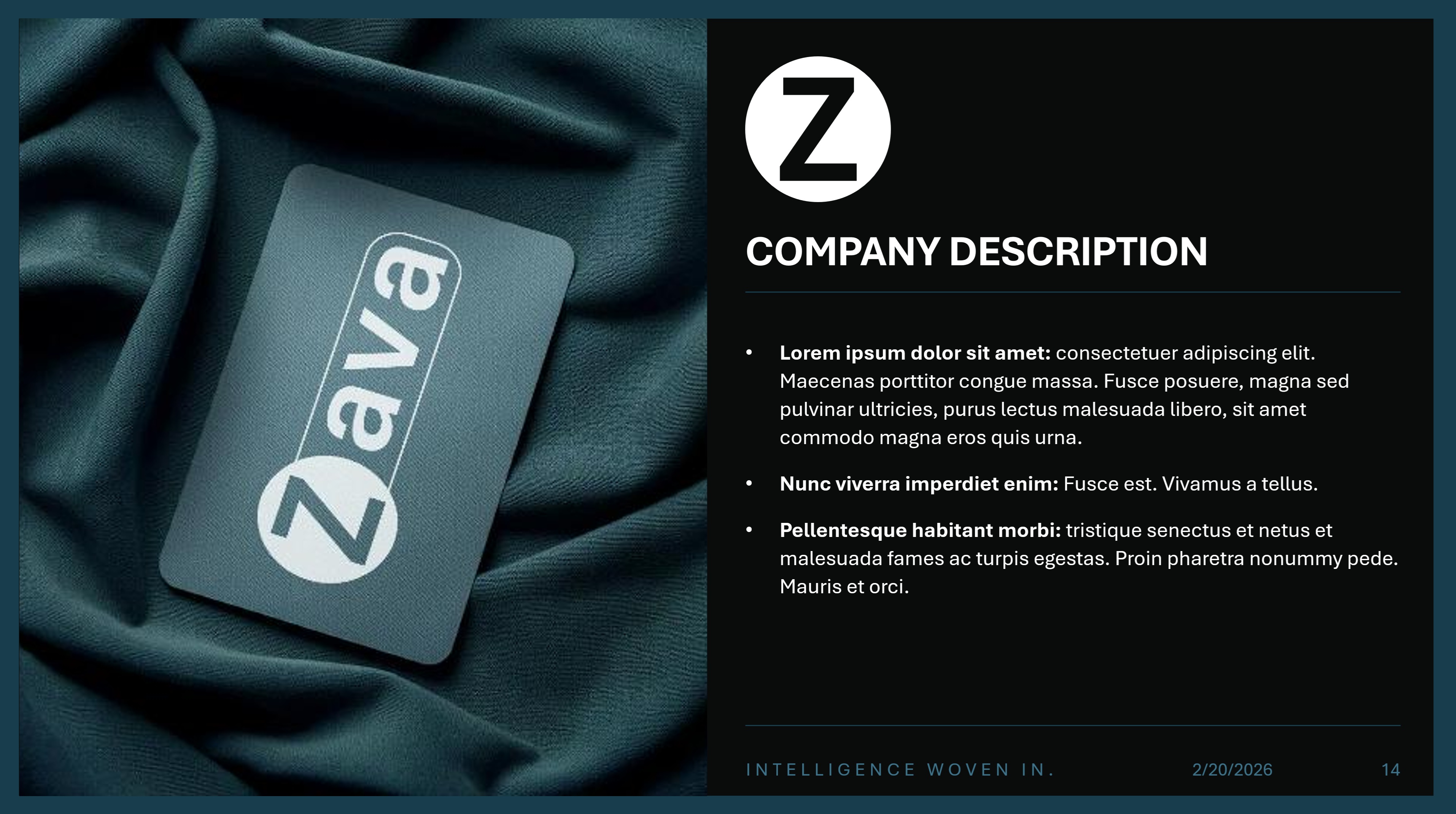 PPT Template - Medium Density (Fake Latin)