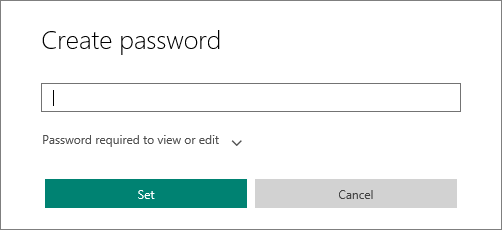 Create a password dialog box
