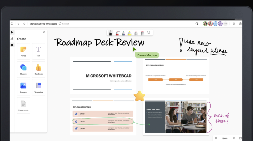 You can now insert Bing images in Whiteboard.