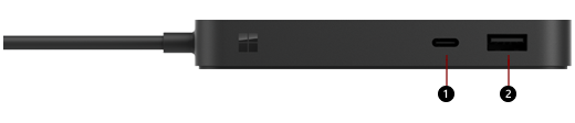 Front view Surface USB4 Dock