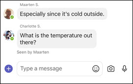 Teams mobile read receipts