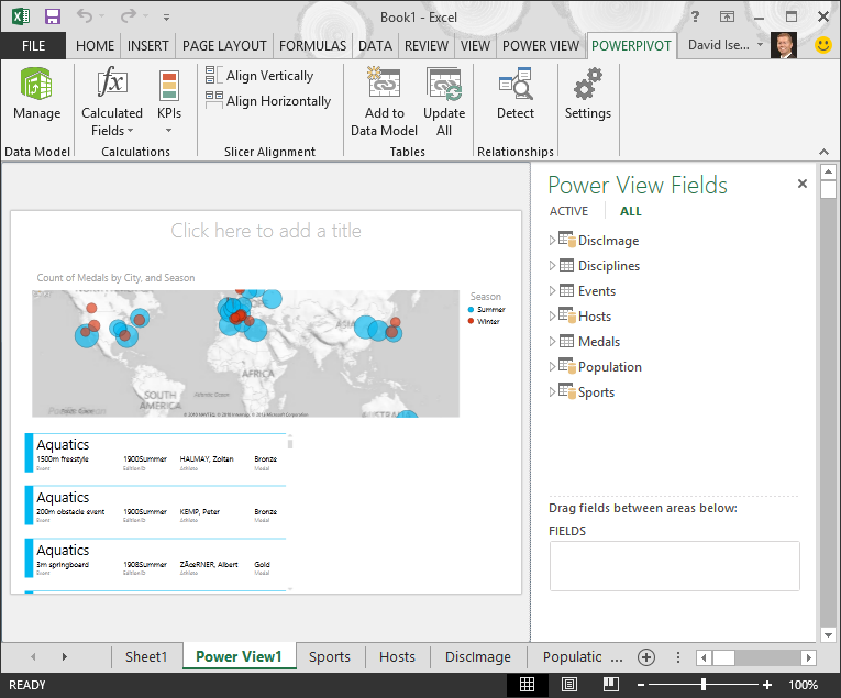 fewer tables in Client Tools makes report creation easier