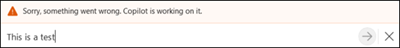 Copilot error in classic Outlook